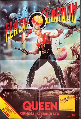 Queen flash gordon poster - queen,